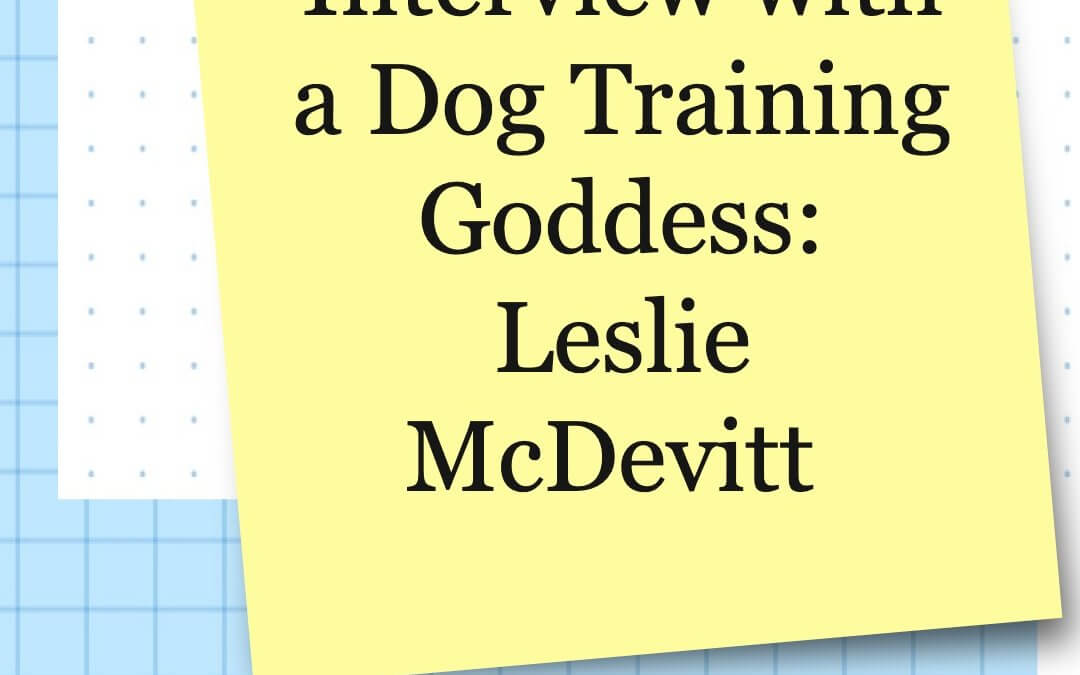 Interview with a Dog Training Goddess: Leslie McDevitt