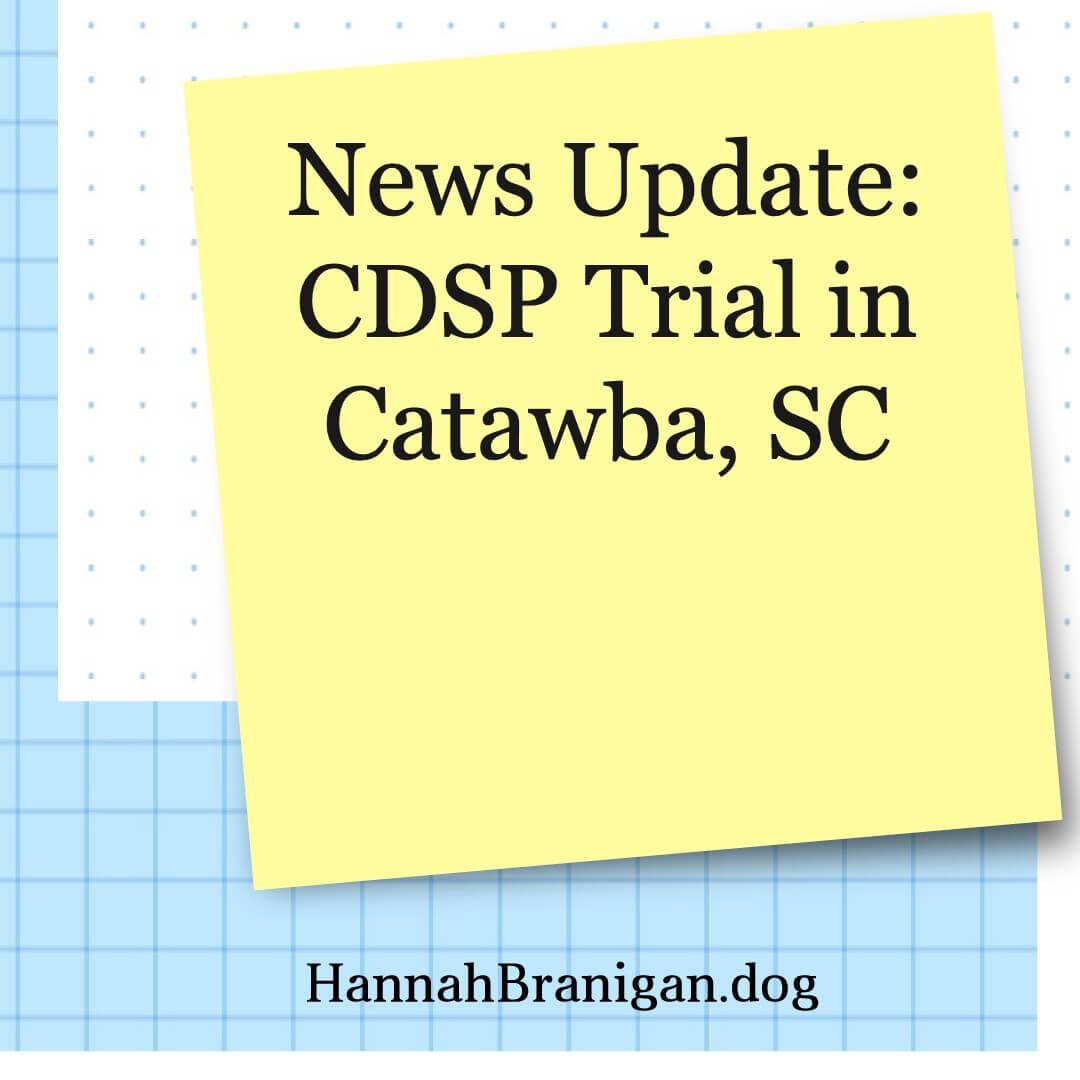 News Update: CDSP Trial in Catawba, SC